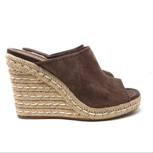 PRADA suede espadrille wedge mules, made in Italy, size 40.5 NWOT - Picture 6 of 16